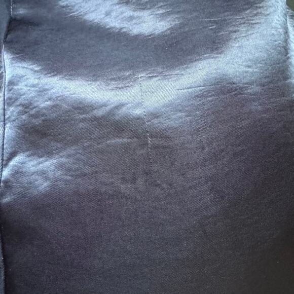 SILENCE & NOISE BLACK SATIN URBAN OUTFITTERS MARGO OVERALLS SIZE SMALL - Picture 12 of 16